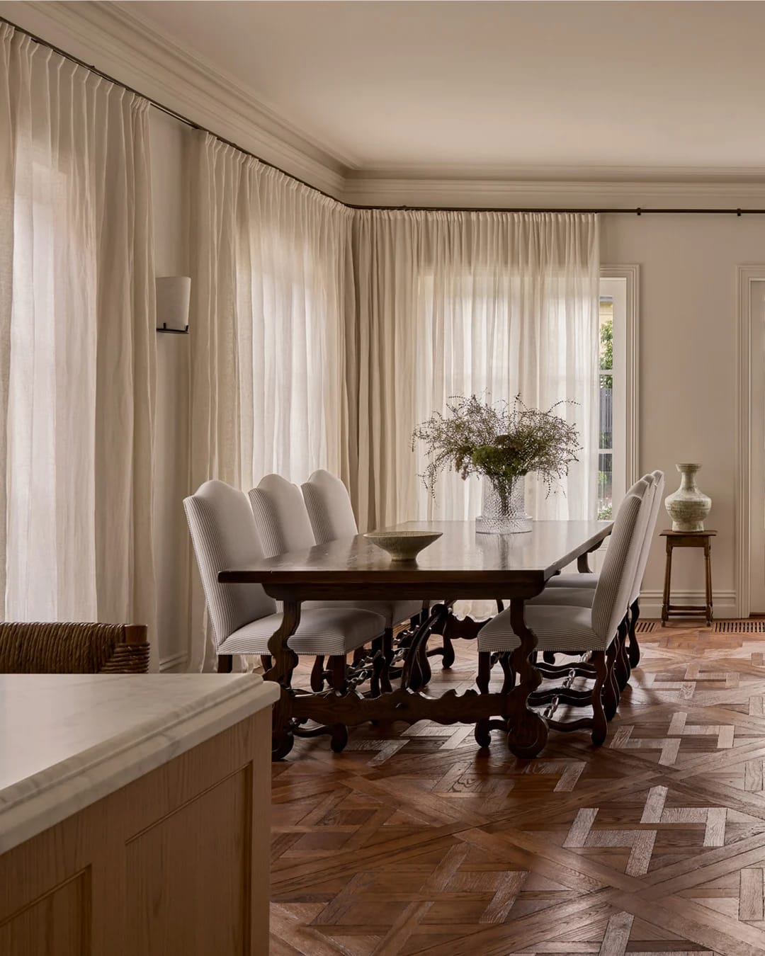 HW1591 Ancient Versailles featured in a restored Victorian residence in Camberwell, VIC.